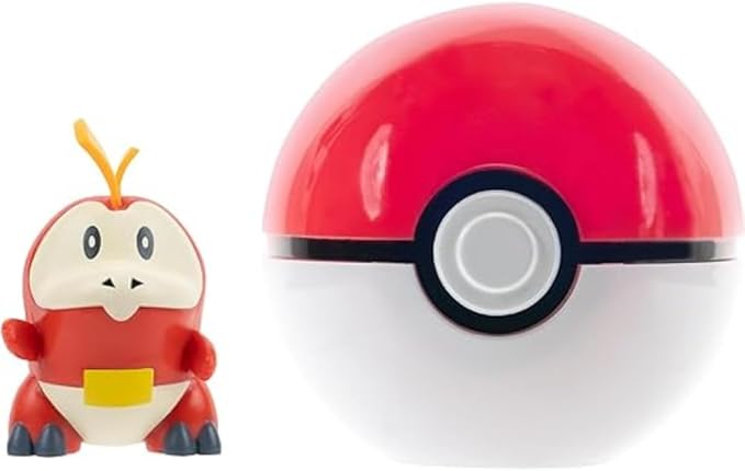 Pokémon Clip ‘N’ Go Fuecoco and Poké Ball - Includes 2-Inch Battle Figure and Poké Ball Accessory