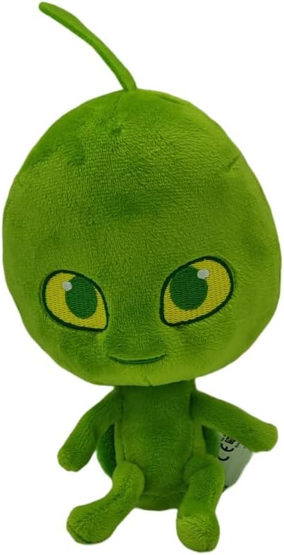 Miraculous Kwami Wayzz Plush Toy From Tales Of Ladybug And Cat Noir | 15cm Wayzz Soft Toy | Super Soft And Cuddly Toys Bring Their Favourite TV Show To Life | Bandai