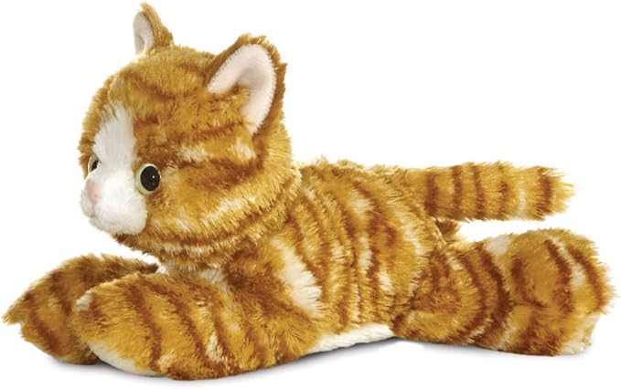 Aurora World Ltd 8-inch Mini Flopsie Molly Cat , Brown