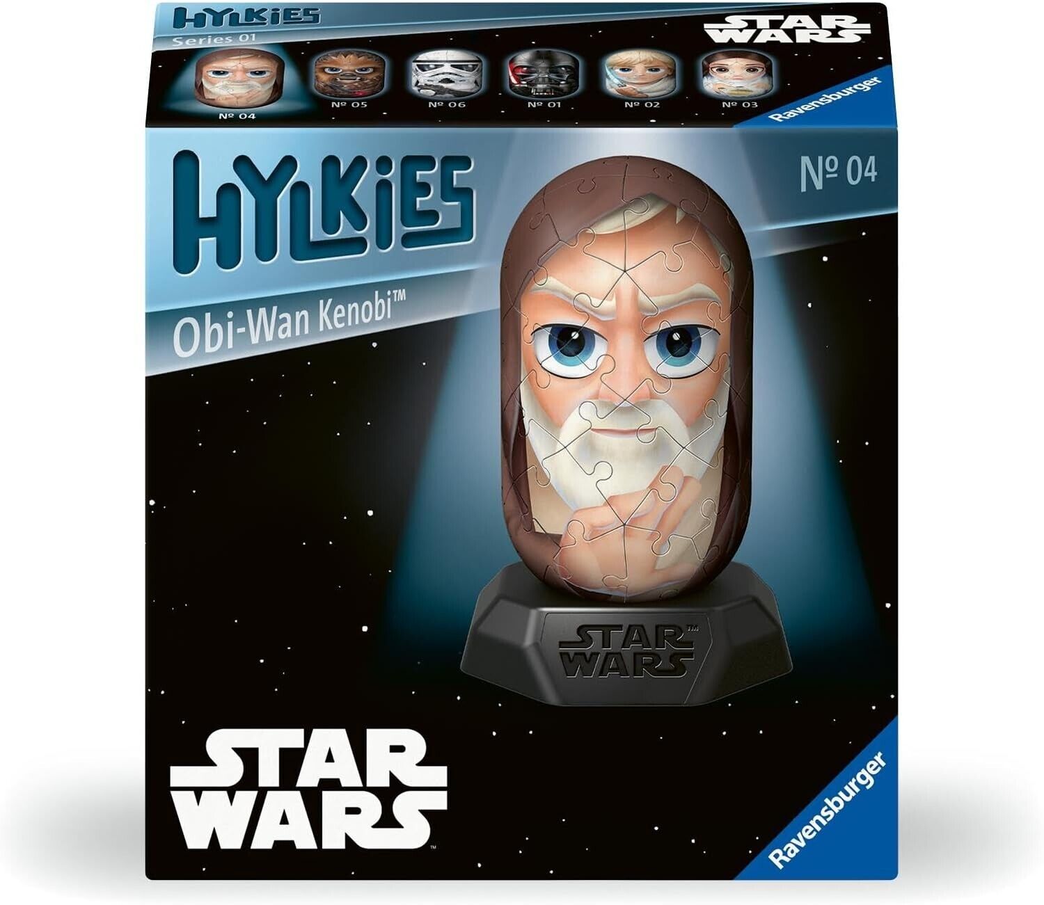 Ravensburger 12001015 Star Wars Hylkies Figures Obi-Wan Kenobi Gifts for Kids an