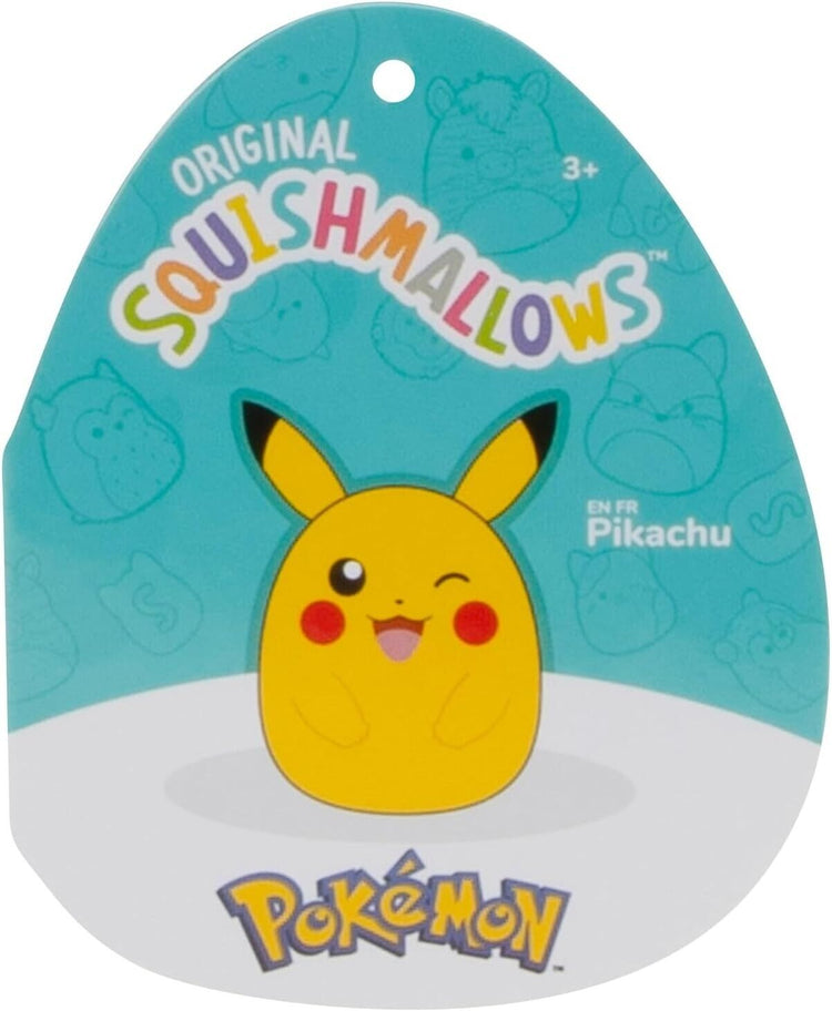 Squishmallows Original 14-Inch Pokémon Winking Pikachu Medium-Sized Ultrasoft Pl