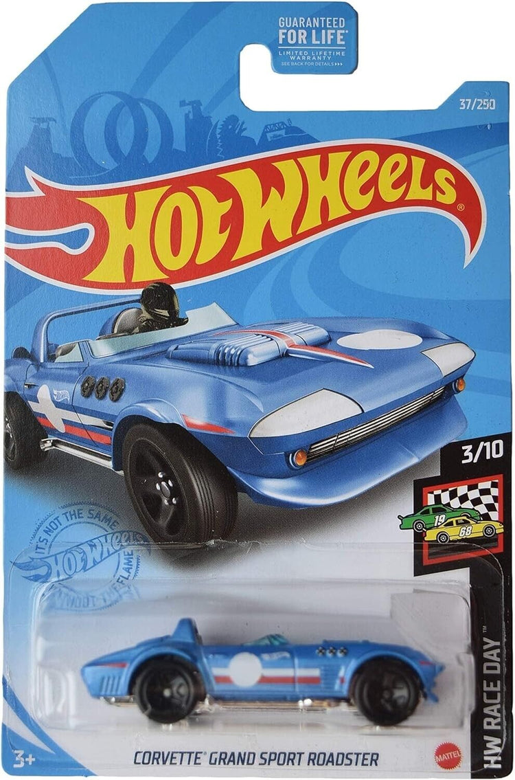 Hot Wheels Corvette Grand Sport Roadster, Race Day 3/10 - Blue 37/250