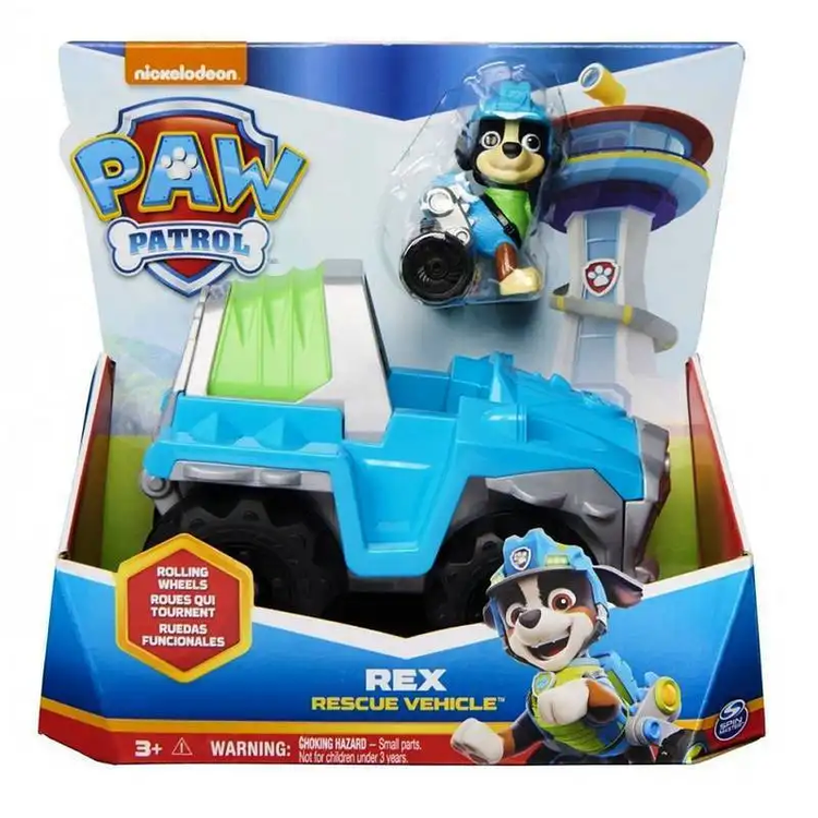 PAW Patrol Vehicle Toys - Ready for Action and Adventure REX (RESCUE VEHICLE)