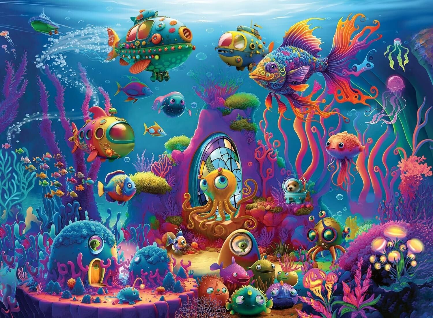 Ravensburger Alien Ocean 150 Piece Jigsaw Puzzle for Kids Age 7 Years Up - XXL P