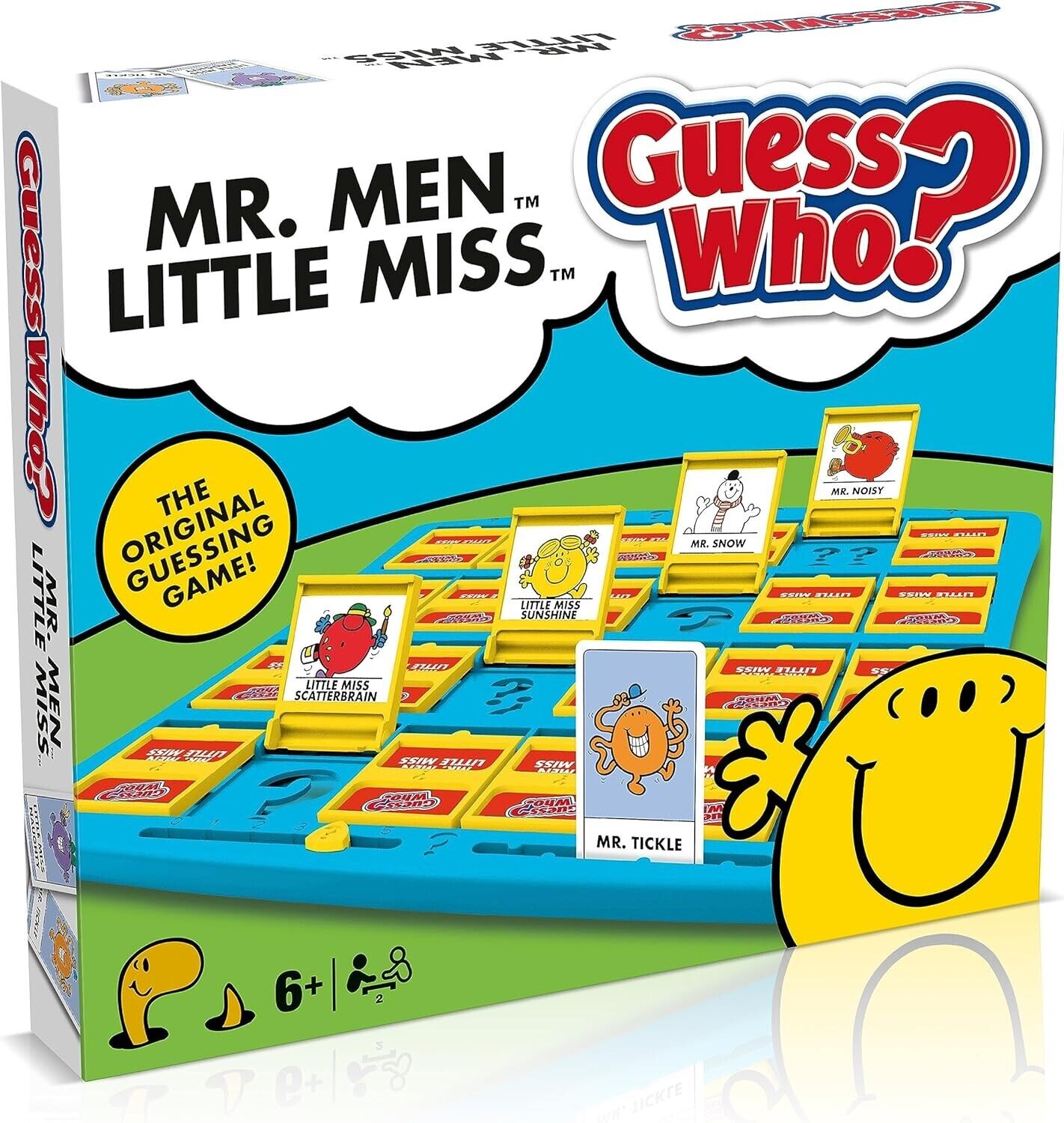 Winning Moves Mr Men and Little Miss Guess Who? Board Game, Play with Mr Grumpy,