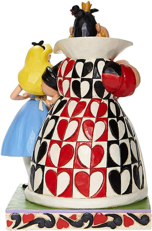 Disney Traditions Figurine - Alice and Queen of Hearts in Chaos and Curiosity