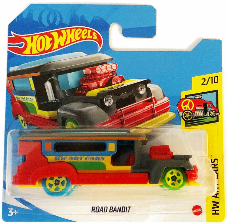 Hot Wheels 2021 Art Cars 1:64 Cars - Choose Your Favorite! Multicoloured Road Bandit #2/10