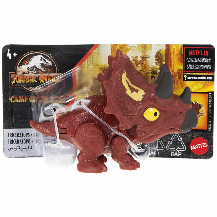 Jurassic World Snap Squad Mini Dino Figure - Choose Your Favorite! Triceratops