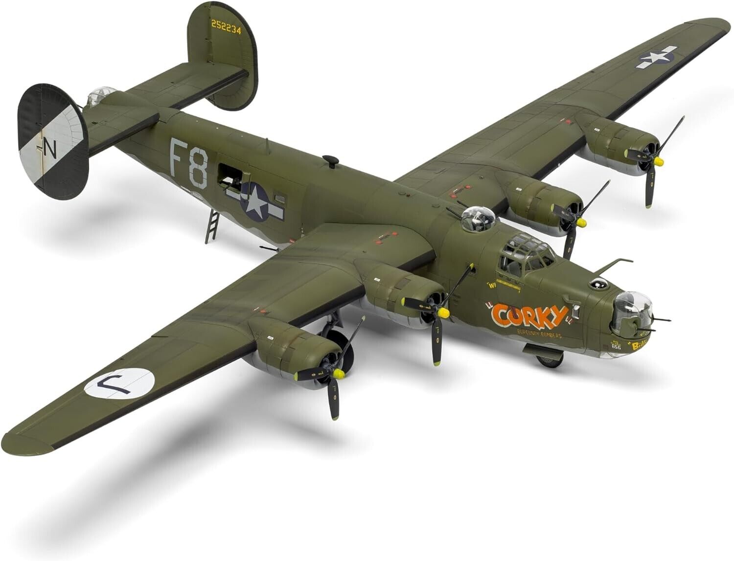 Airfix Model Set - A09010 Consolidated B-24H Liberator Model Building Kit - Plas