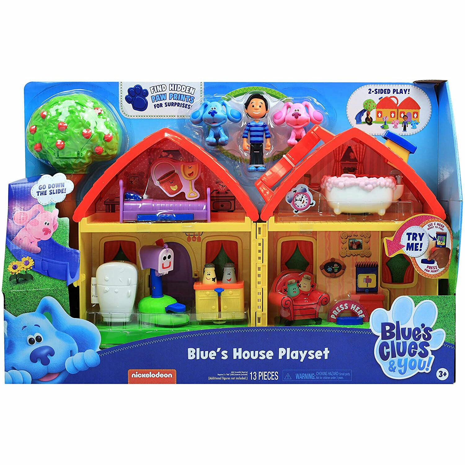 New Blue's Clues & You! Blue's House Playset - Fun for Kids!