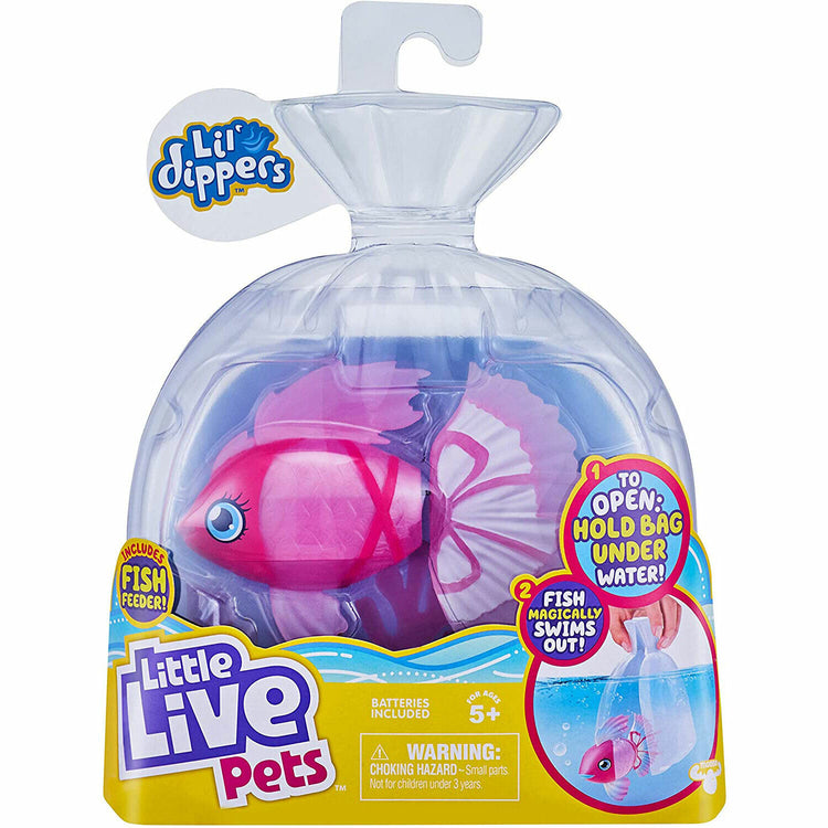 Pick Your Fave Little Live Pets Lil' Dippers - Interactive Toy Fish - Bellariva