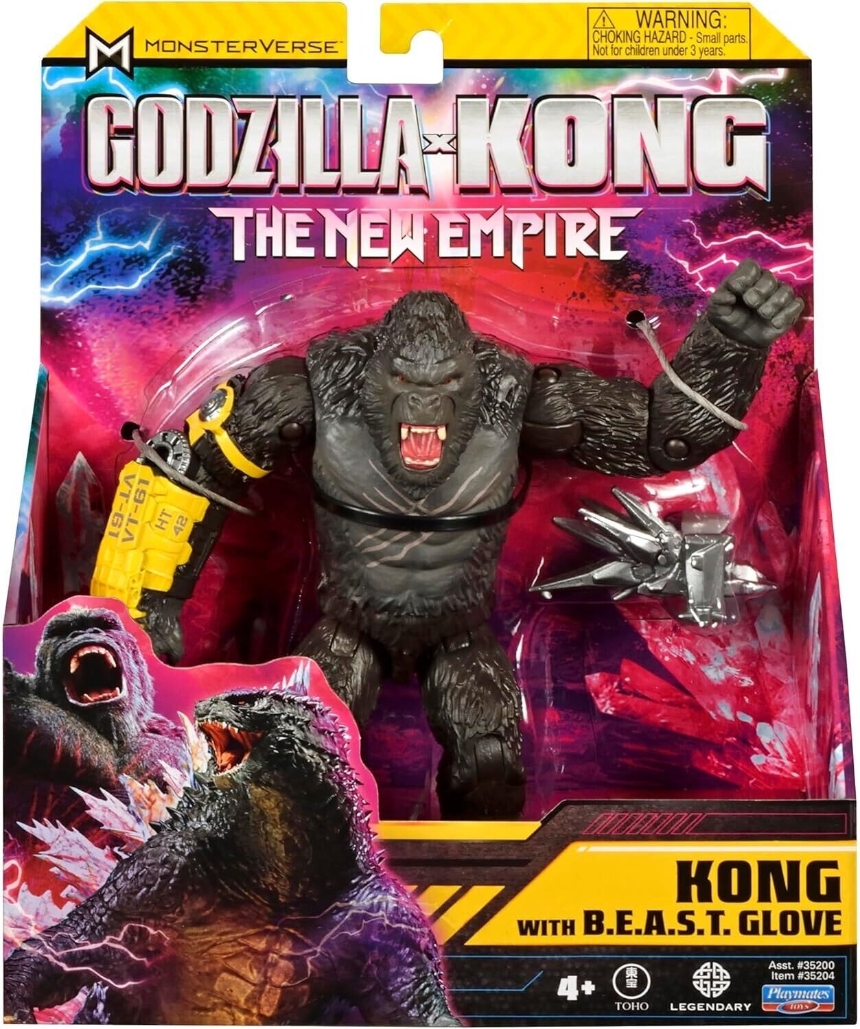 Godzilla X Kong The New Empire Kong with B.E.A.S.T. Glove - New in stock