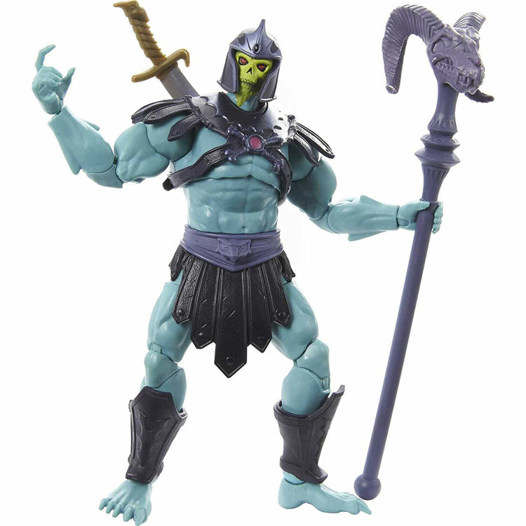 New Masters of the Universe Masterverse Eternia Barbarian Skeletor Figure