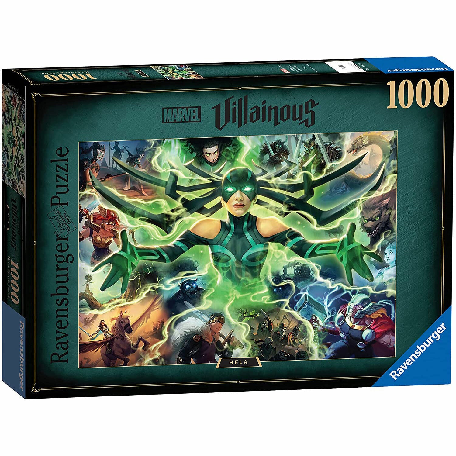 New Ravensburger Marvel Villainous Hela Puzzle - 1000 Pieces