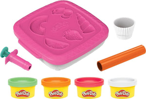 Play-Doh Create ‘n Go Cupcakes Playset, Set with Storage Container, Arts and Cra