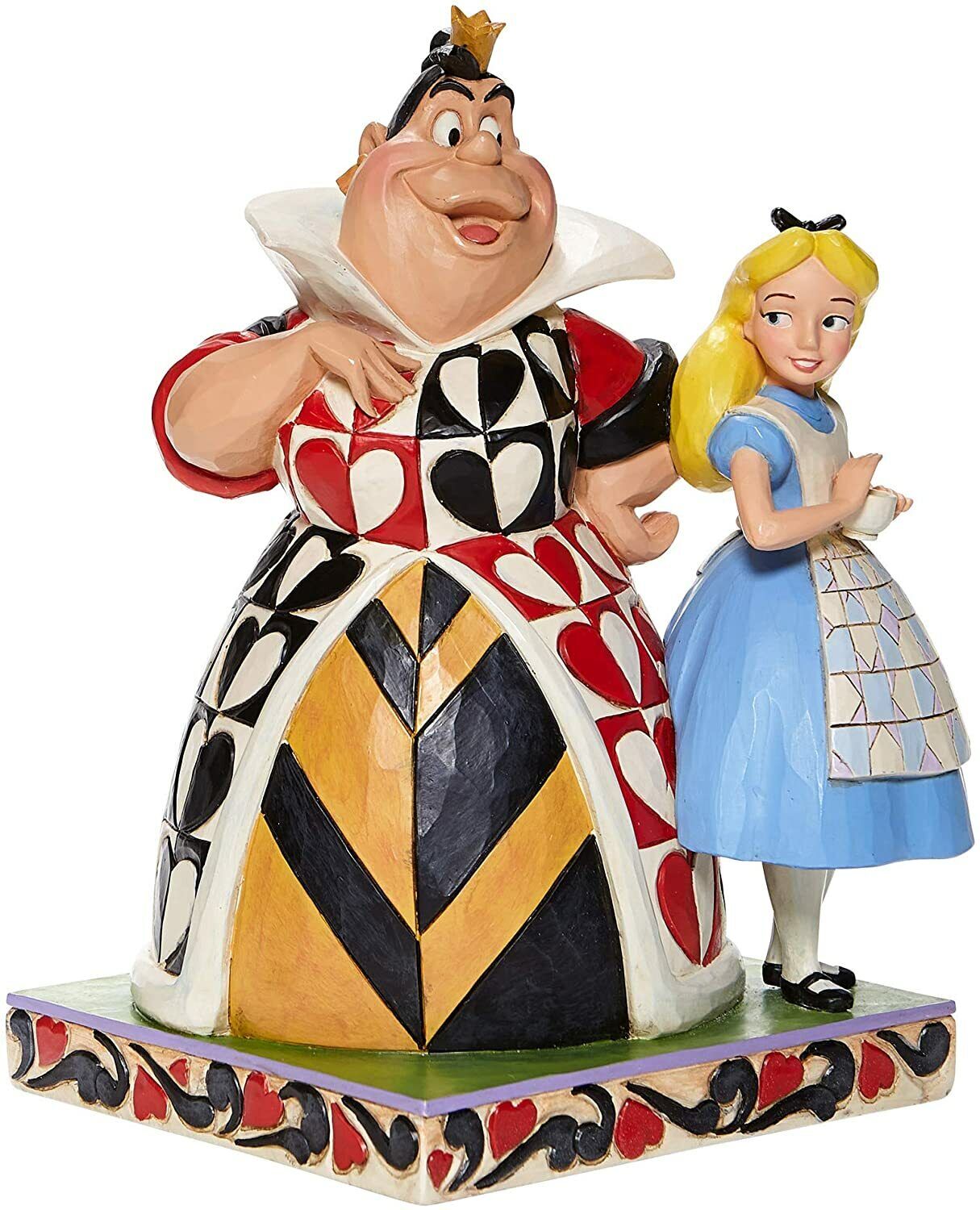 Disney Traditions Figurine - Alice and Queen of Hearts in Chaos and Curiosity