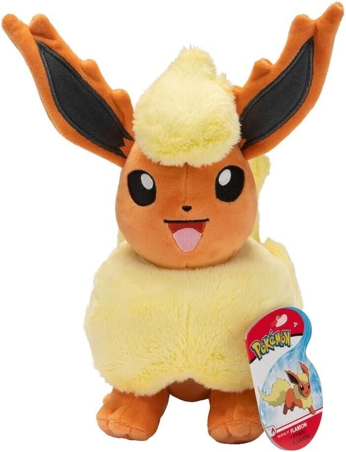 Pokémon Flareon Plush - 8-Inch Plush - Authentic Details - Toys for Kids