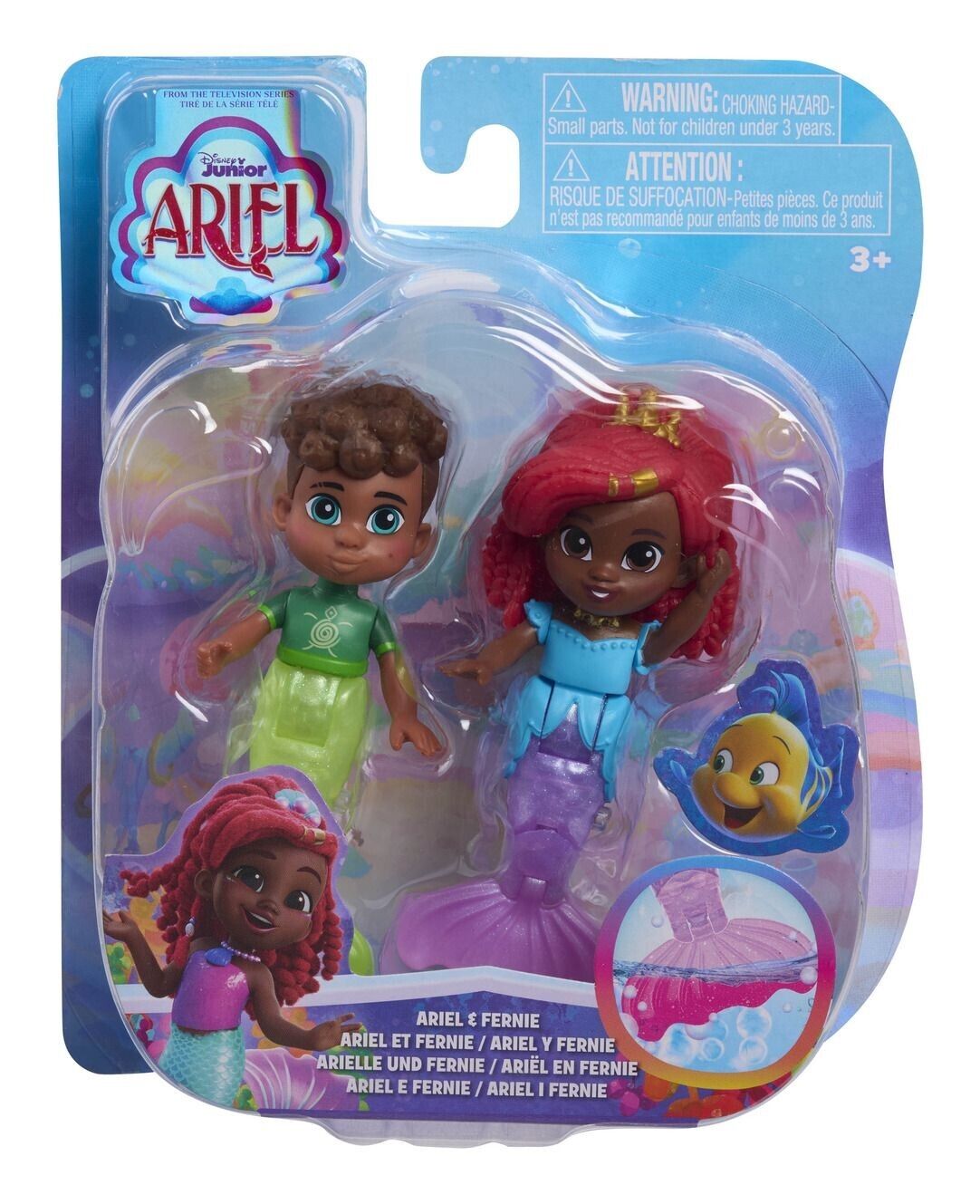 Disney Junior Ariel 2 Pack Figure Set Ariel and Lucia