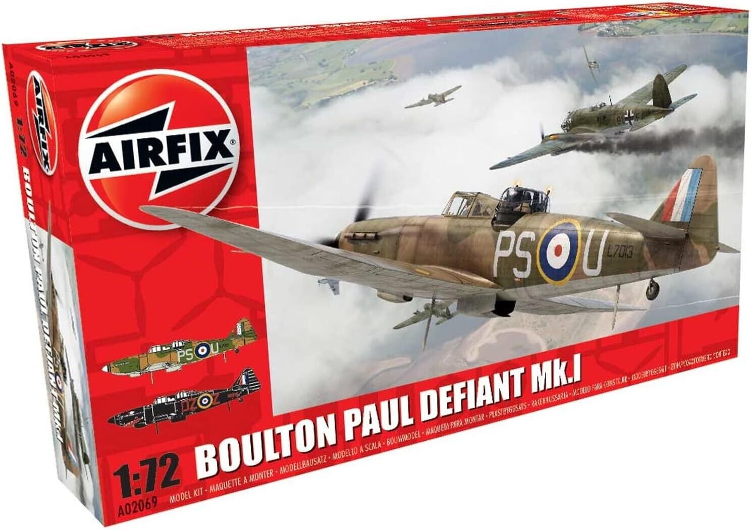 Airfix 1:72 Boulton Paul Defiant Mk.1 Model Kit (A02069)