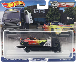 Hot Wheels Team Transport 1:64 '23 Ford Mustang RTR Spec 5 Aero Lift #50 HKF39