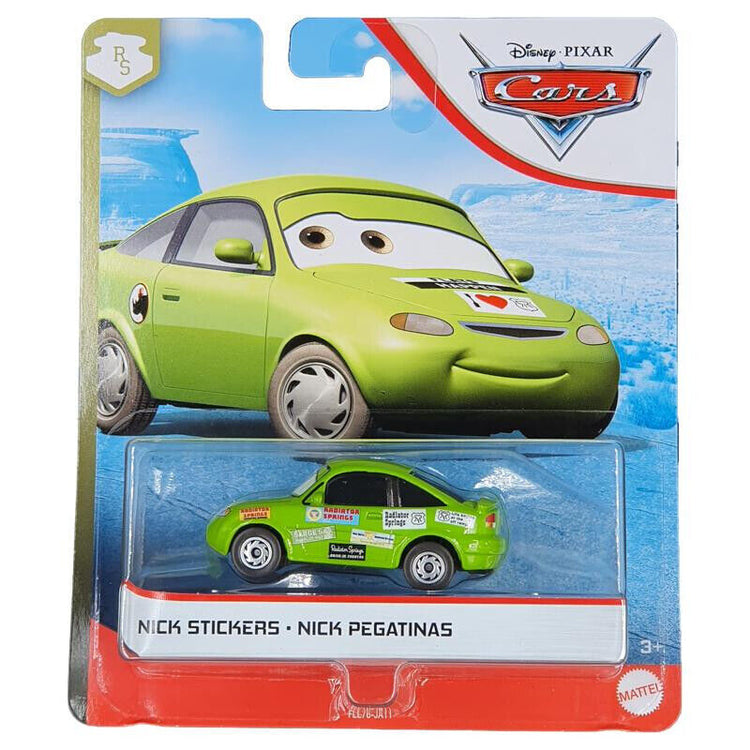 Disney Pixar Cars Toy Collection: 1:55 Scale - Unleash the Speed and Adventure NICK STICKERS (2019)