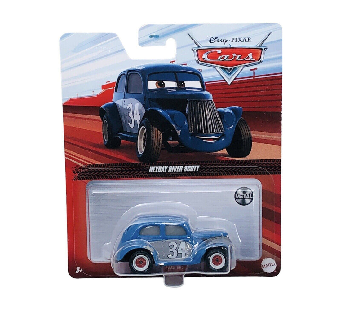 Disney Pixar Cars 1:55 Scale Die-Cast Vehicles NEW 2023! Collectible Delight! - HEYDAY RIVER SCOTT (2022)