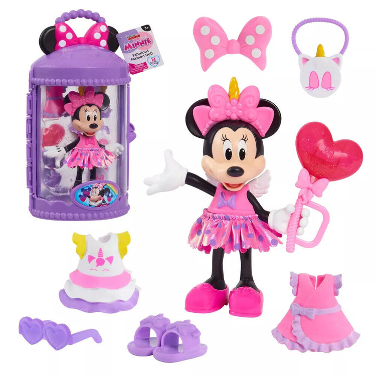 Magical Minnie Mouse Sweet Party & Unicorn Fantasy Fabulous Fashion Doll Asst. UNICORN FANTASY