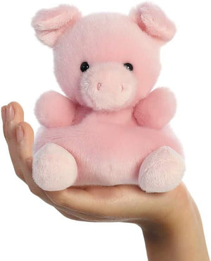 Aurora Palm Pals, Wizard The Pig Soft Toy, 61242, 5 inches, Pink