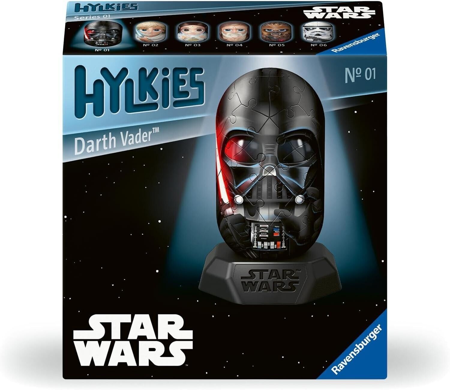 Ravensburger 12001012 Star Wars Hylkies Figures Darth Vader Gifts for Kids and A