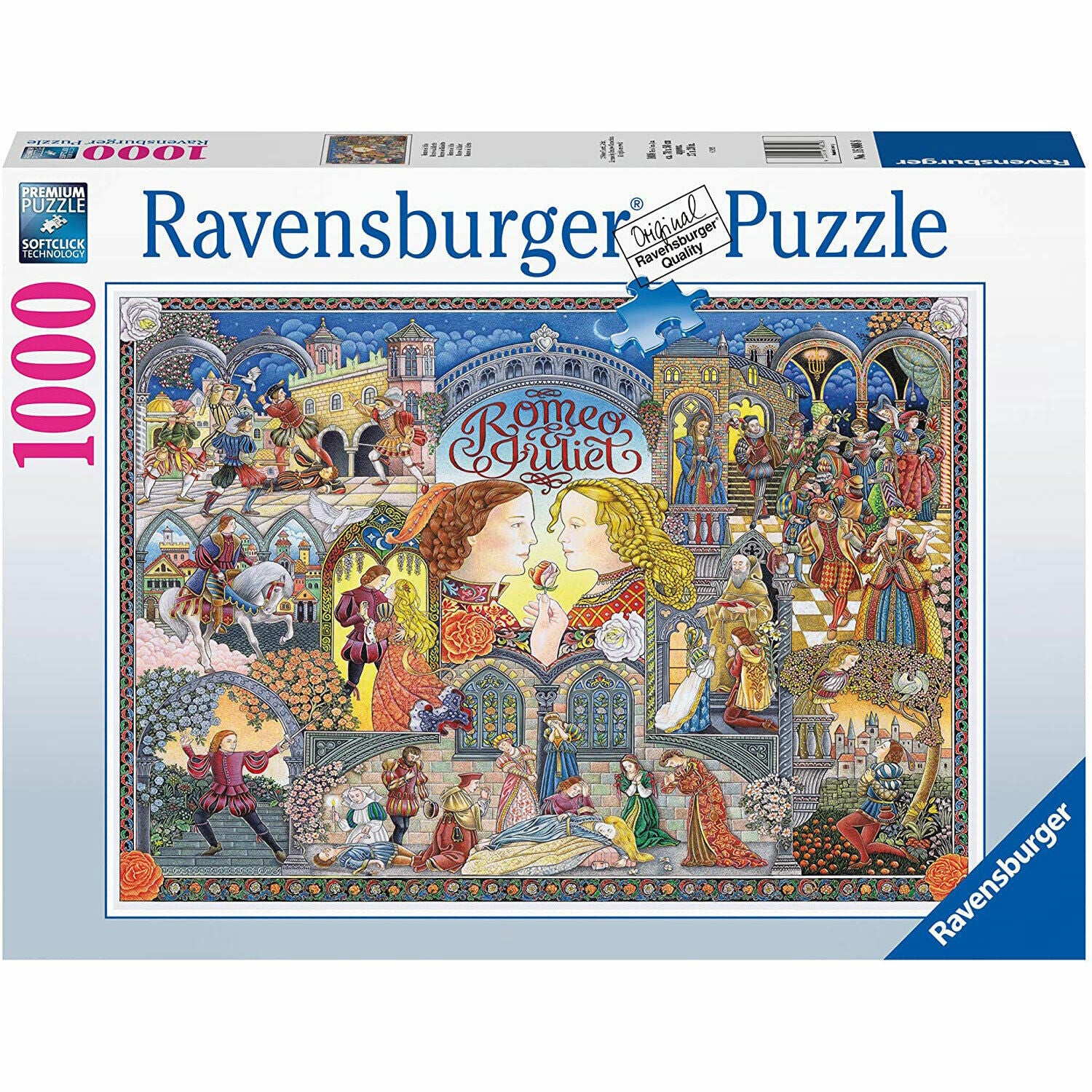 Ravensburger Romeo and Juliet Puzzle 1000 Pieces - Brand New Sealed Box