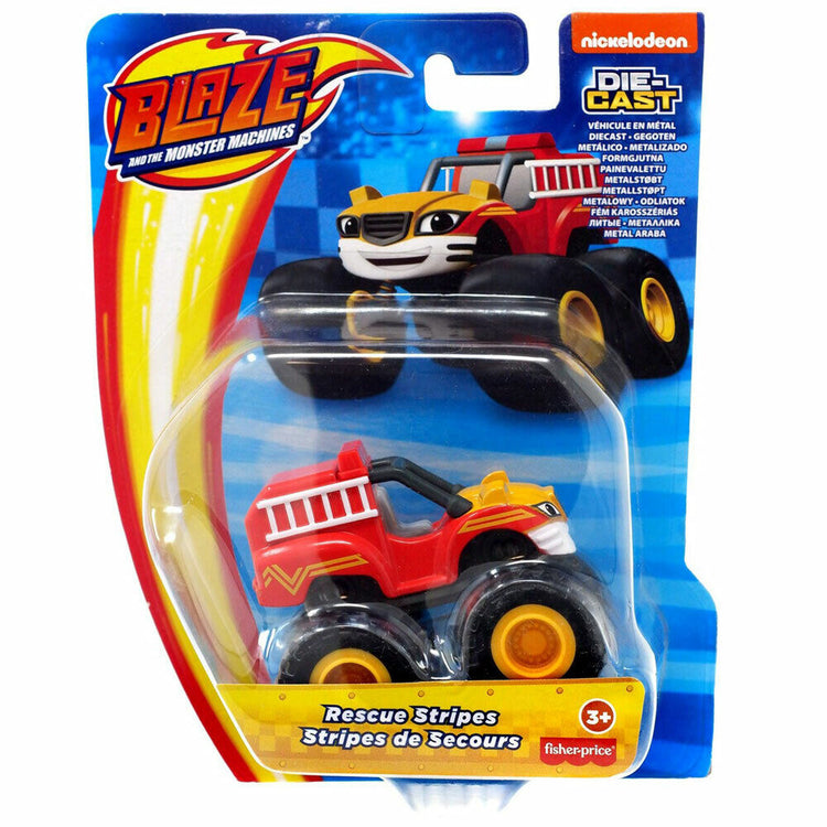 Blaze and the Monster Machines Diecast Vehicles - Pick Your Favorite! - Rescue Stripes