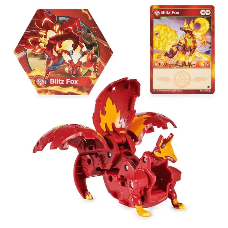 2023 Bakugan Legends Deka Blitz Fox Red Action Figure Spin Master - New