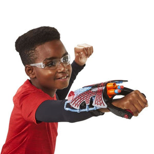 New Marvel Spider-Man Miles Morales Tri-Shot Nerf Blaster - Across the Spider-Ve