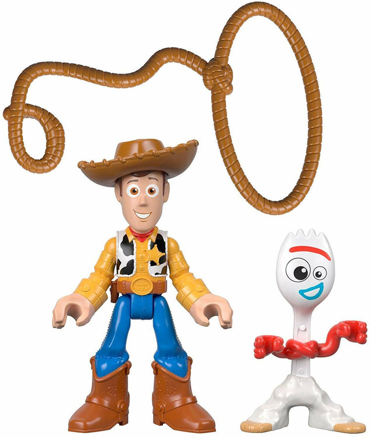 New Imaginext Toy Story 4 Forky & Woody Figures - Sealed Pack