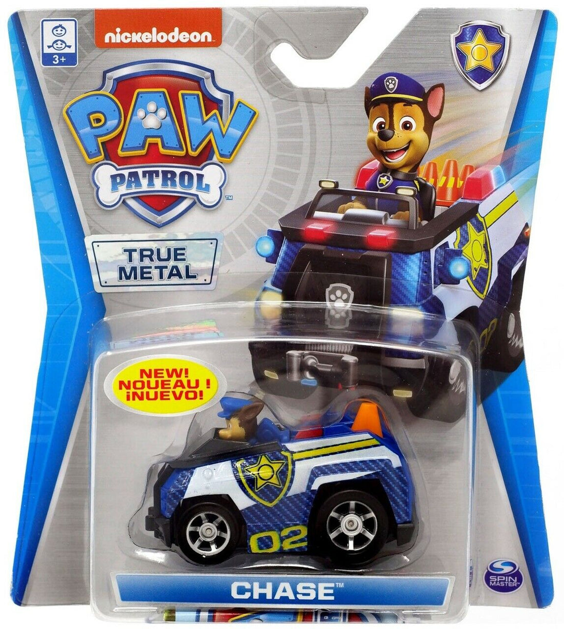 PAW Patrol True Metal Vehicles - Choose Your Favorite! - Chase (Version 2)
