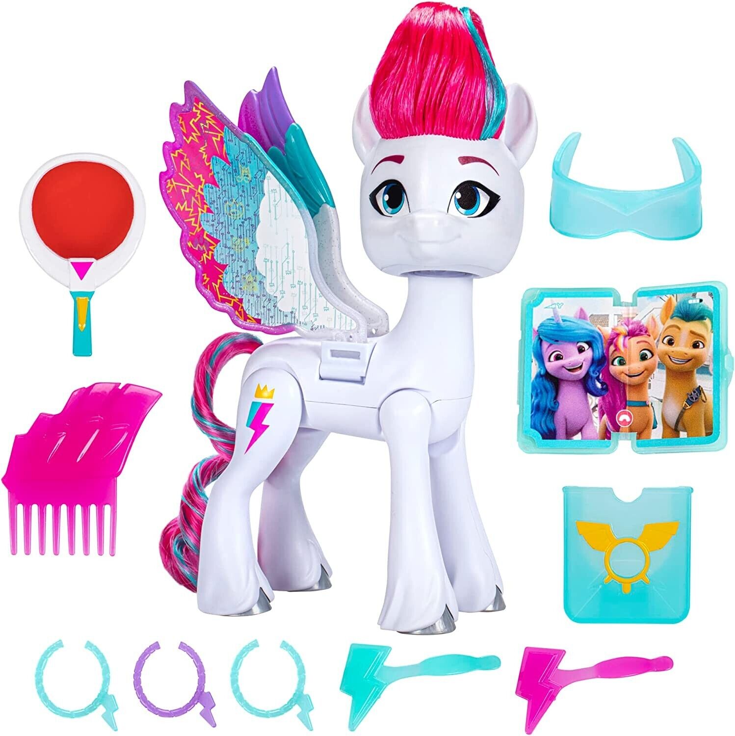 My Little Pony Toys Zipp Storm Wing Surprise Fashion Doll with Wings and Acc.