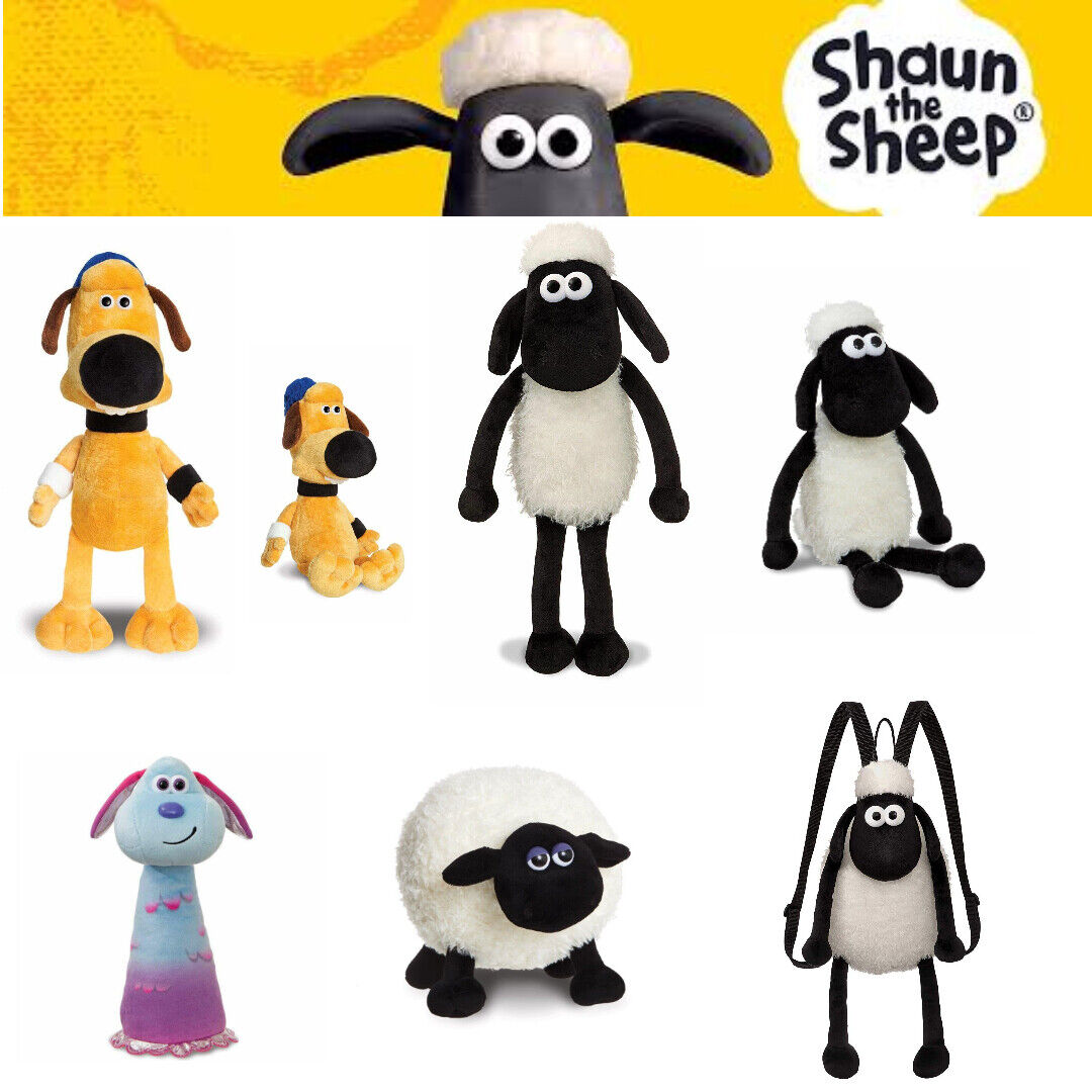 Shaun the Sheep Soft Toys - Authentic Plush Characters - Christmas / collection