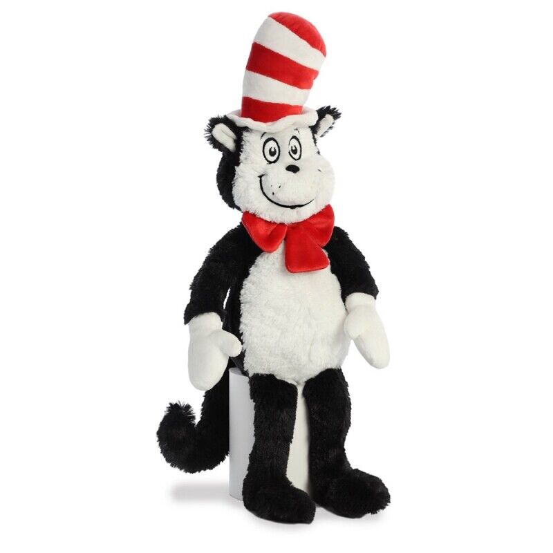 Brand New Aurora Dr Seuss Large Plush Cat In The Hat Toy