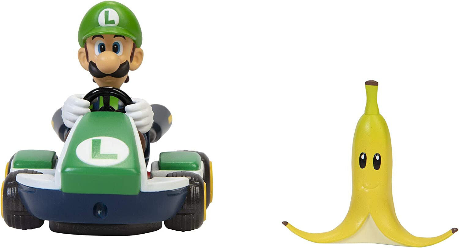 Brand New Mario Kart Spin Out Luigi Kart - Fast Shipping!
