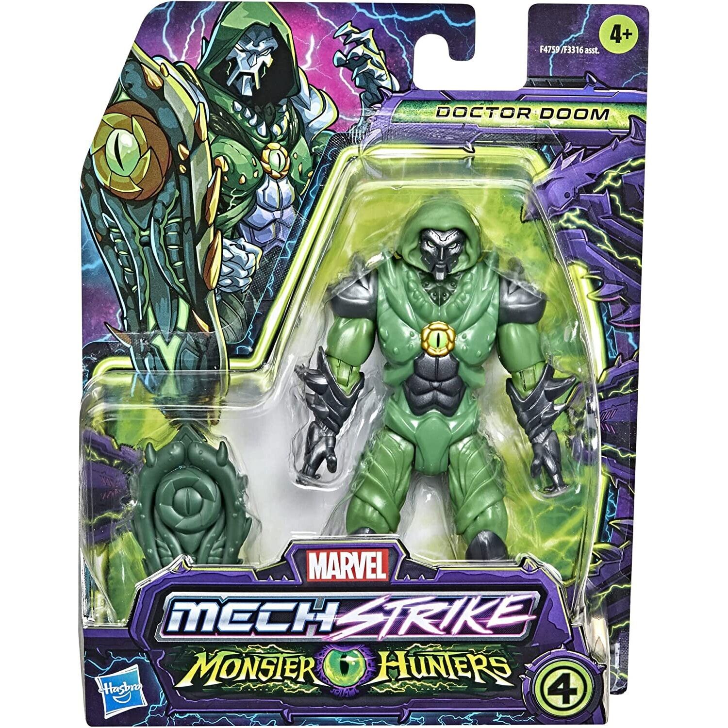 "Marvel Avengers Mech Strike Doctor Doom 6" Action Figure - Monster Hunters"