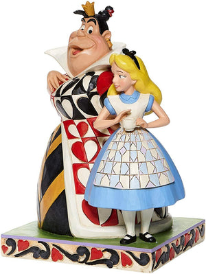 Disney Traditions Figurine - Alice and Queen of Hearts in Chaos and Curiosity