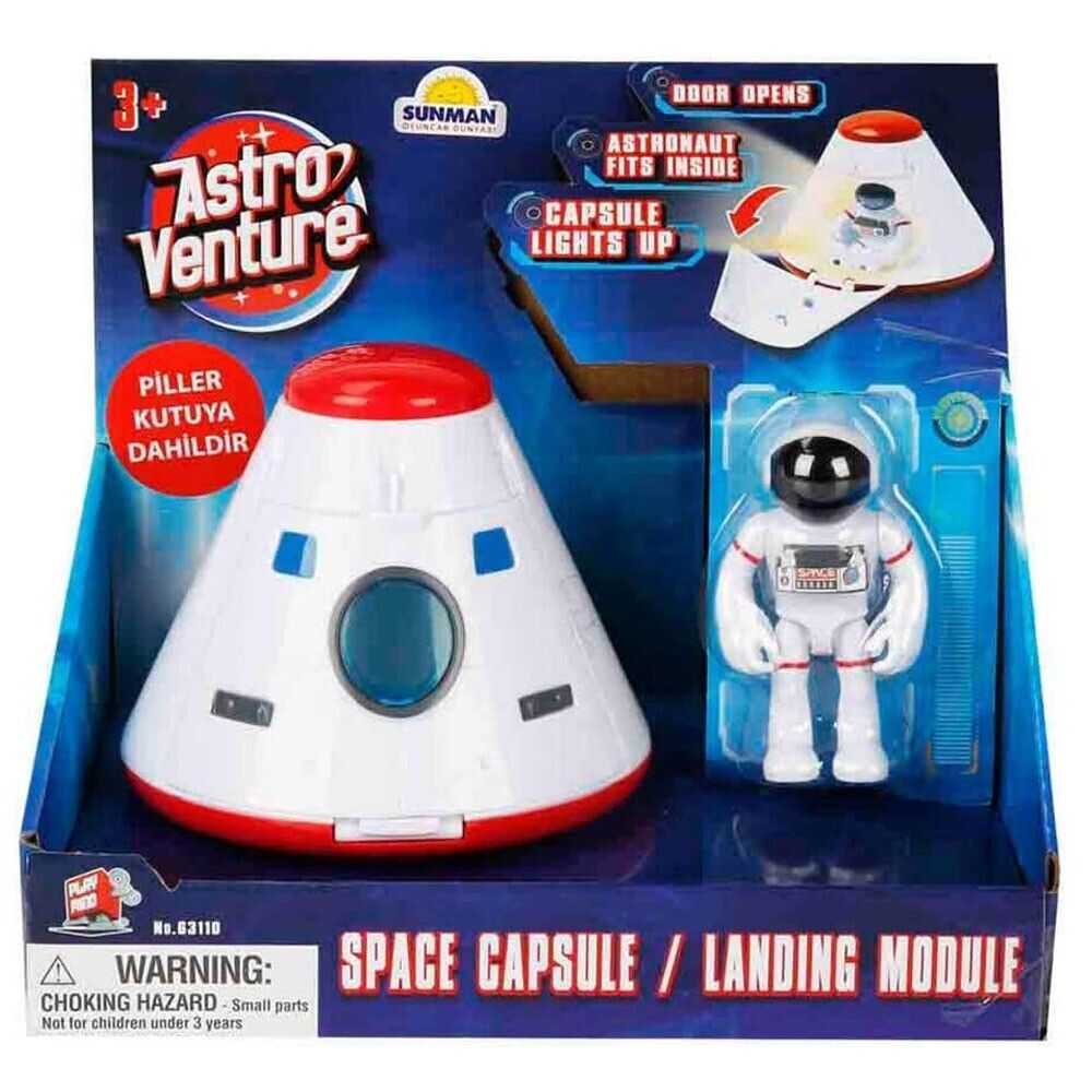 Brand New Astro Venture Space Capsule with Light - Perfect for Kids!