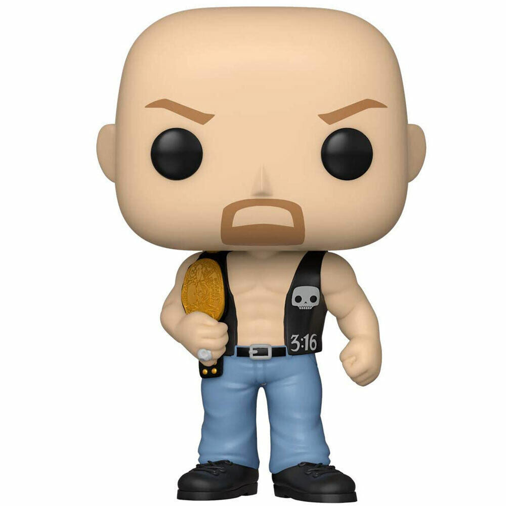 "New WWE Pop! Vinyl "Stone Cold" Steve Austin with Belt - Collectible Figure"