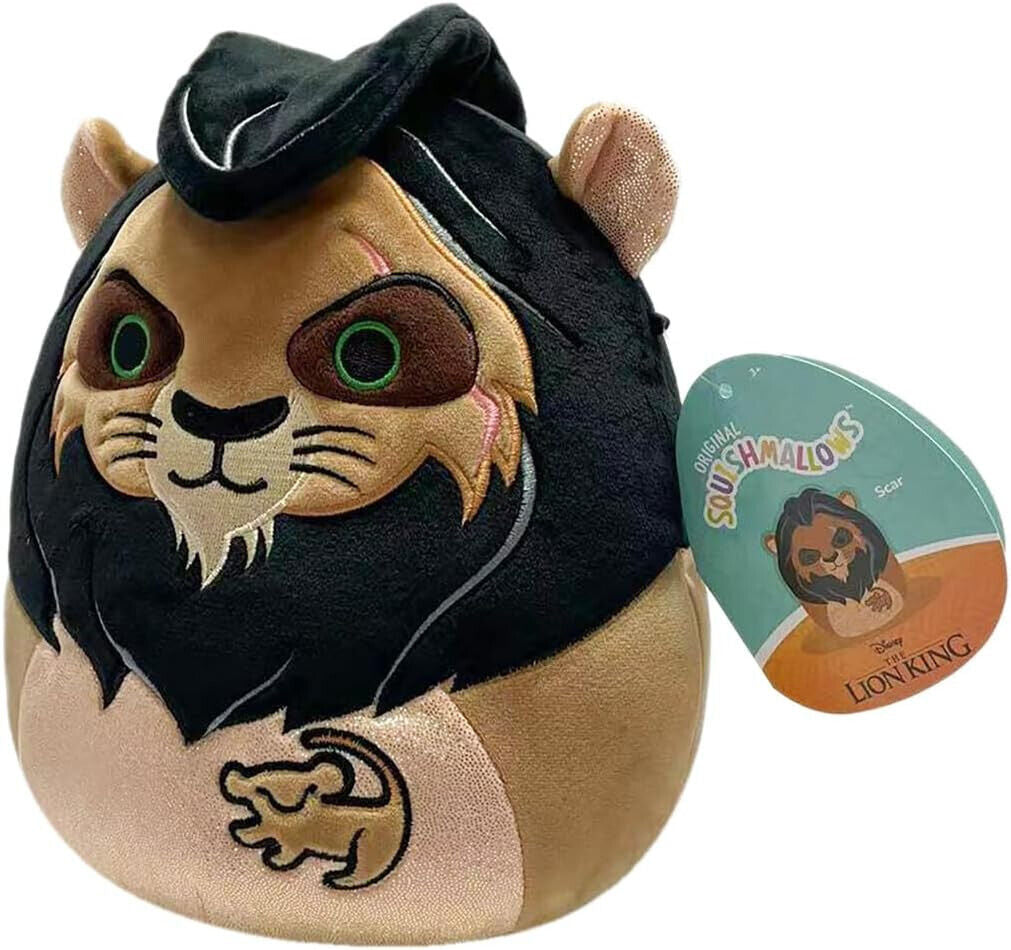 SQUISHMALLOWS 8-Inch **THE LION KING** SCAR, MUST HAVE , LIMITED COLLECTION!!