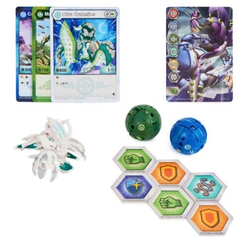 Bakugan Legends Starter Pack - Krakelios Ultra, Centipod & Maxodon - 3-Figure Se