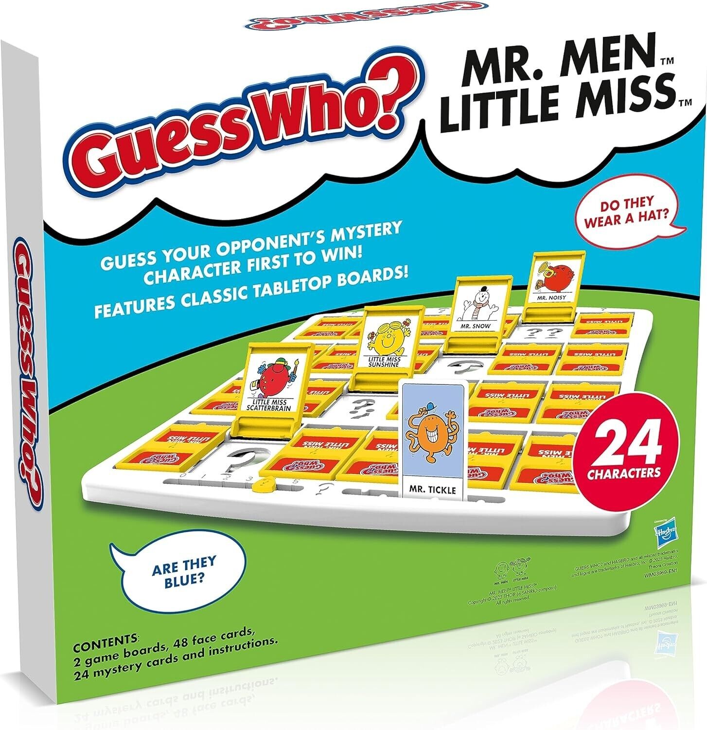 Winning Moves Mr Men and Little Miss Guess Who? Board Game, Play with Mr Grumpy,