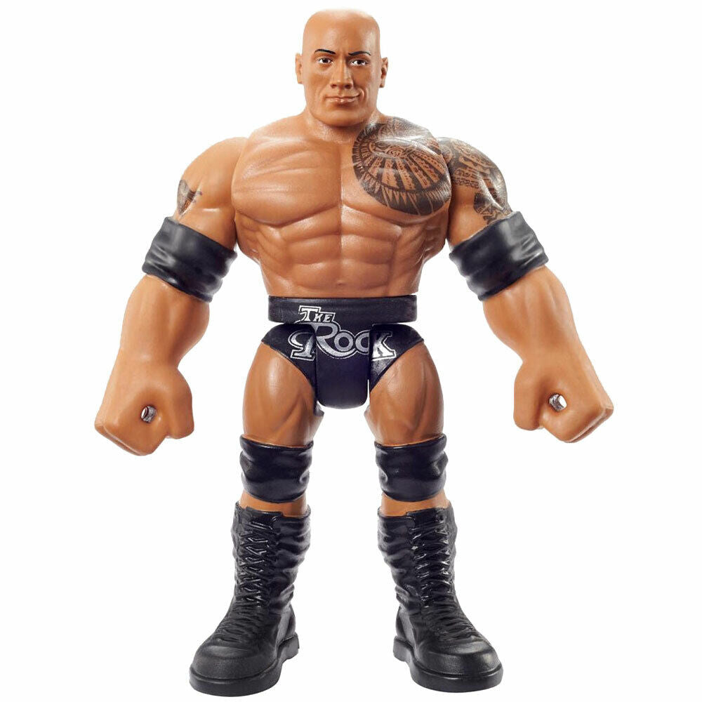 New WWE Bend 'N Bash The Rock Action Figure - Collectible Toy