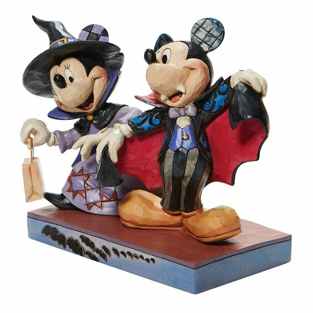Disney Traditions Figurine - Terrifying Trick-or-Treaters (Mickey & Minnie)