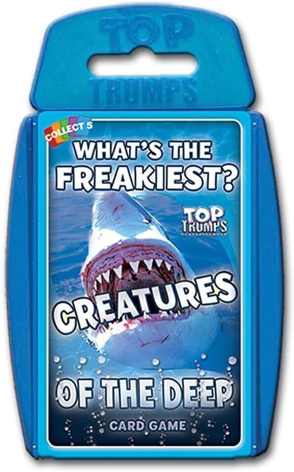 Play the Best Trumps Card Games and Find Exclusive Dragons Walliams Author Roald CREATURES OF THE DEEP