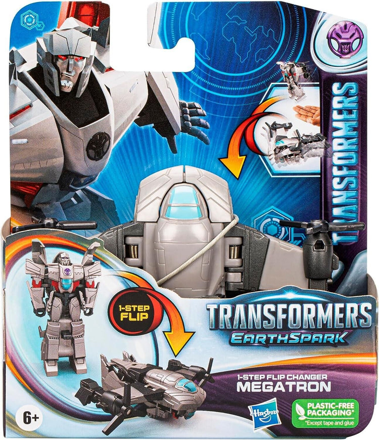 Transformers EarthSpark 1-Step Flip Changer Megatron